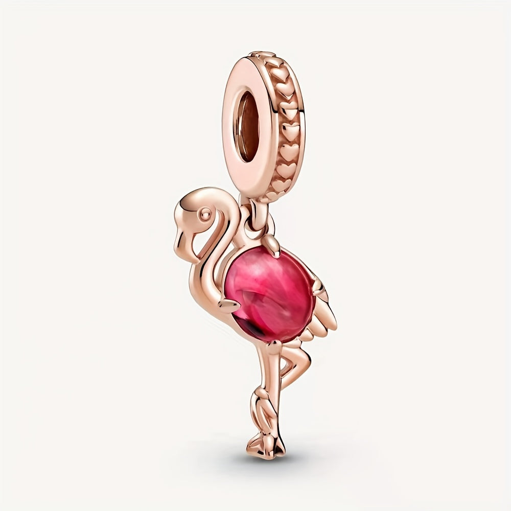 Rose Balloon Fox Tortoise Charm Bead Pendant for DIY Bracelet