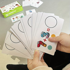 Wooden Number Chess for Kids: Early Math Addition Subtraction Set