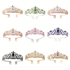 Princess Rhinestone Crown Hair Hoop Hair Accessory