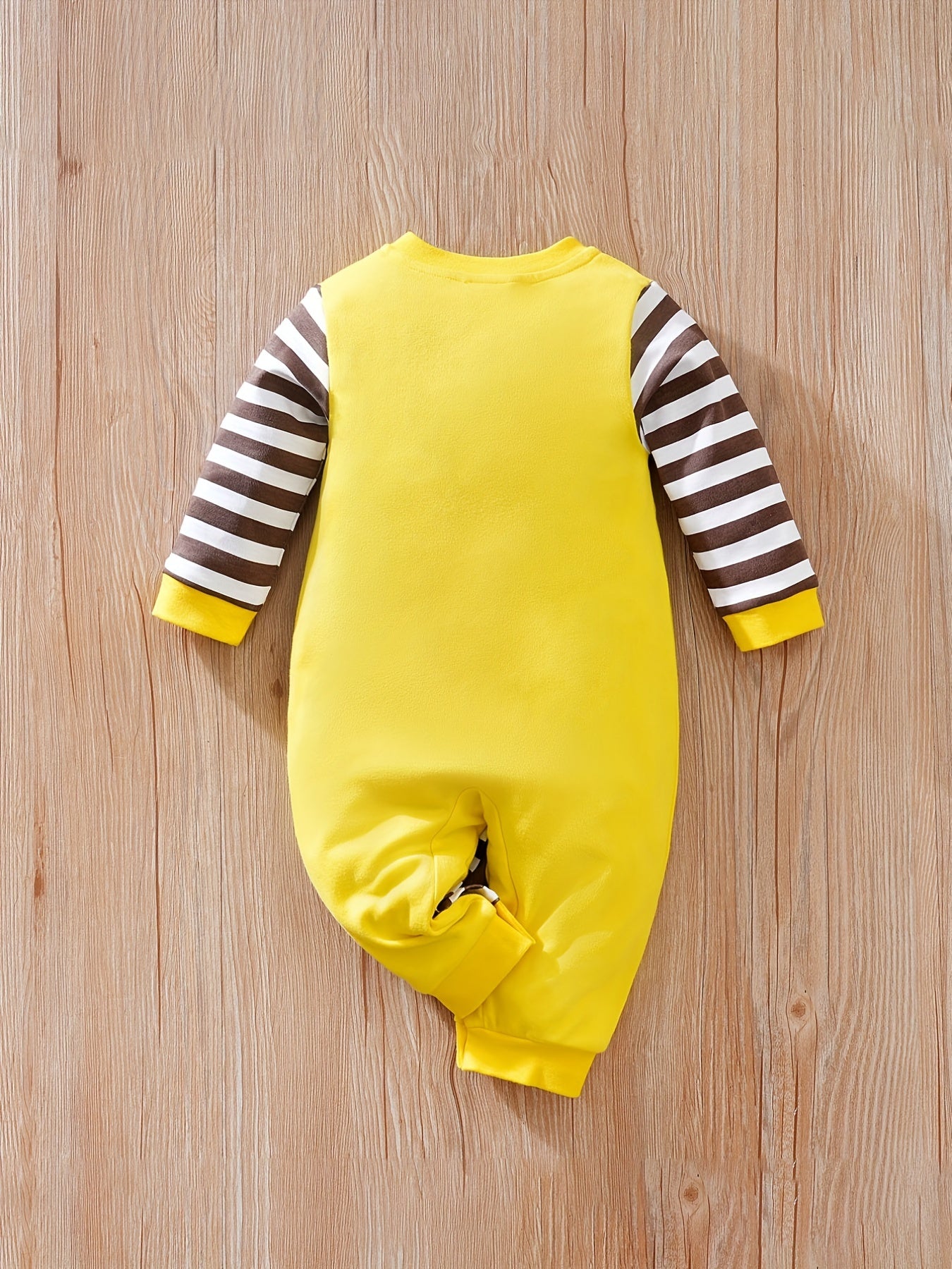 Baby Boys Giraffe Long Sleeve Romper Jumpsuit