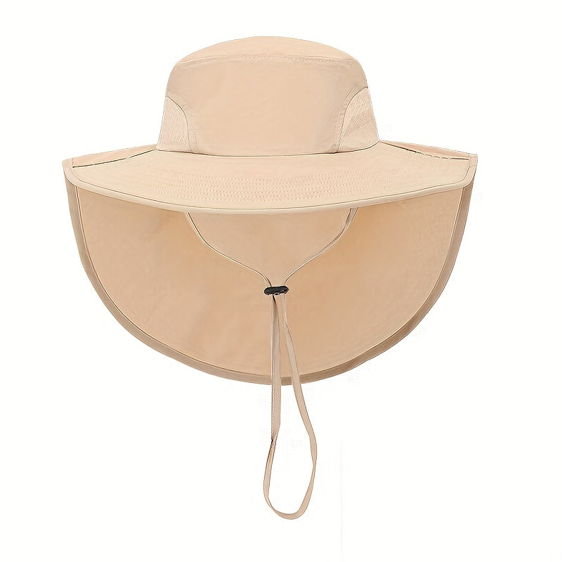 Hiking Safari Fishing Hats UPF 50 Sun UV Protection Wide Brim Neck Flap