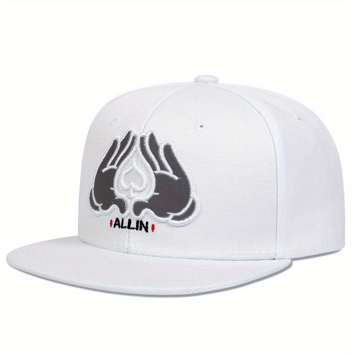 Unisex Sunshade Breathable Baseball Cap with Two Hands Pattern