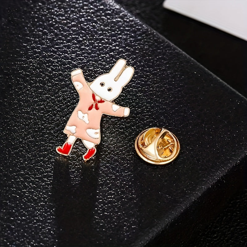 Cute Bunny Brooch for Girls