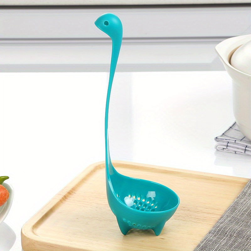 Dinosaur Tea Strainer Water Monster Spoon Colander Long Handled Kitchen Spoon