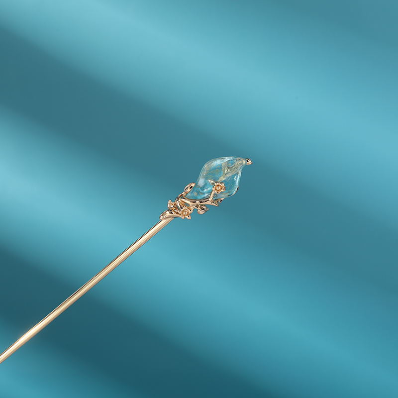 Vintage Alloy Hairpin Flower Branch Hair Stick Hair Accessories