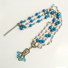 Western Style Beaded Head Piece Headdress Boho Head Chain Hair Accessories