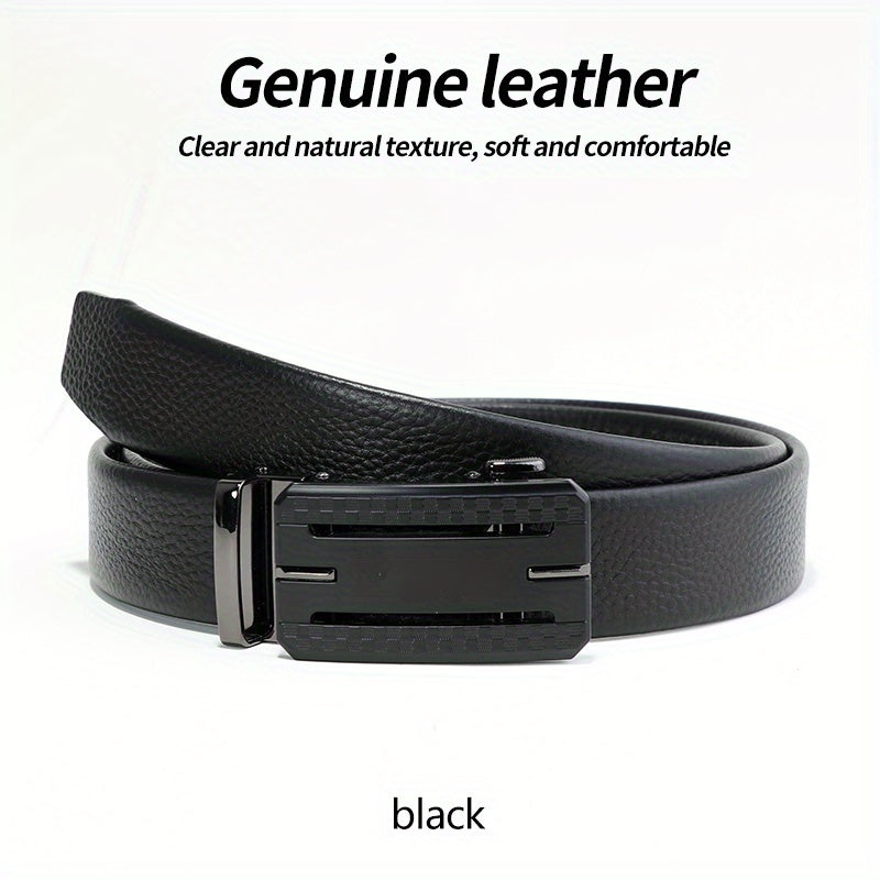 Men's Retro Business Casual Pants Belt for Daily Use