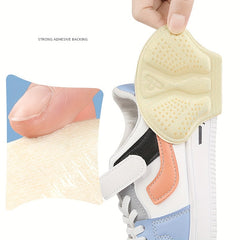 4 Pairs Sports Shoes Heel Pads Anti-wear Self-adhesive Anti-slip