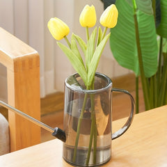 Grey Watering Can Long Spout Succulents Bonsai Catus Indoor Outdoor