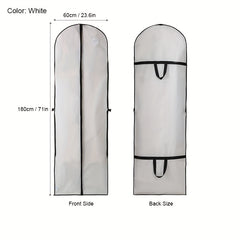 Garment Bags For Wedding Dress & Hanging Clothes, Travel Suit Bag