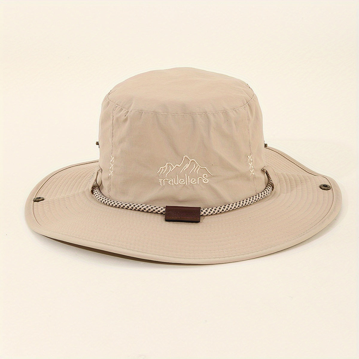 Western Sun Hat Beige Boonie Hat Unisex UV Protection