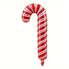 Christmas Balloon Garland Arch Kit Red Golden Candy Cane Balloons