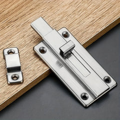 Stainless Steel Double-Headed Door Bolt Push-Pull Lock Barrel Bolt Lock Buckle