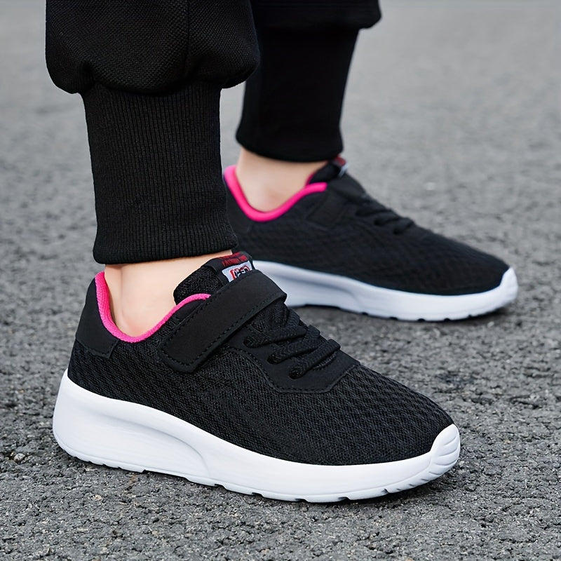 Boy's Breathable Sneakers Comfy Non Slip Soft Sole Shoes for Outdoor Activities