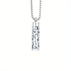Aromatherapy Diffuser Necklace Stainless Steel Box Style