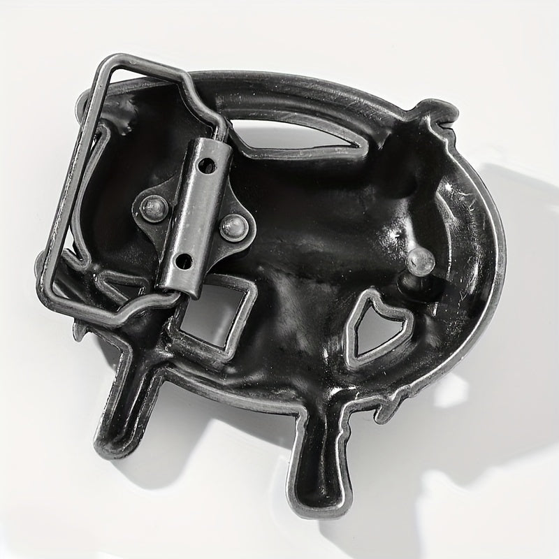 Retro Hollow Out Belt Buckle Western Cowboy Cowgirl Accessories