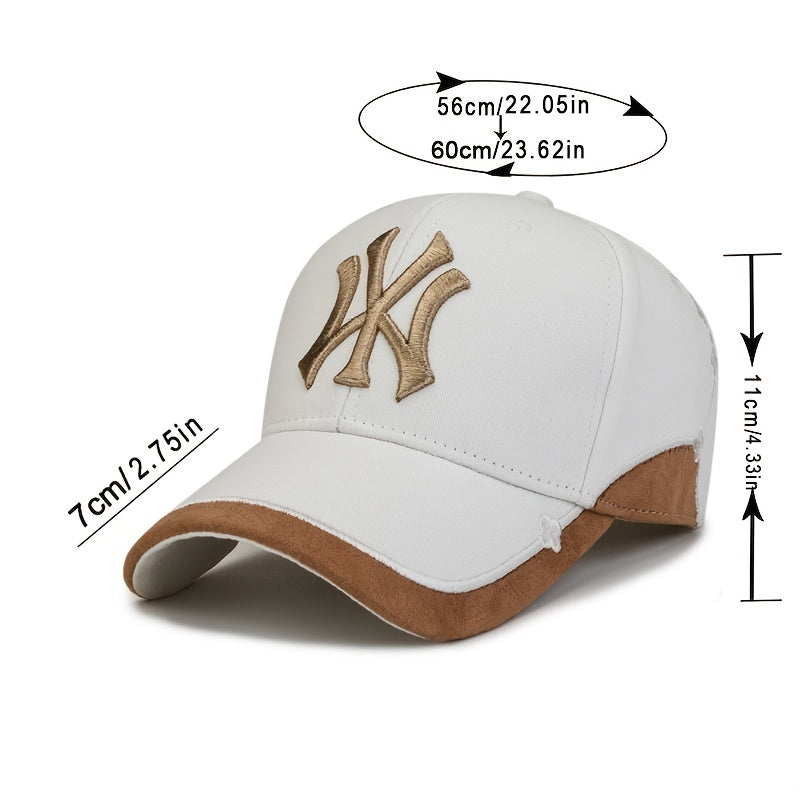 Embroidered Casual Baseball Cap Men's Sun Hat