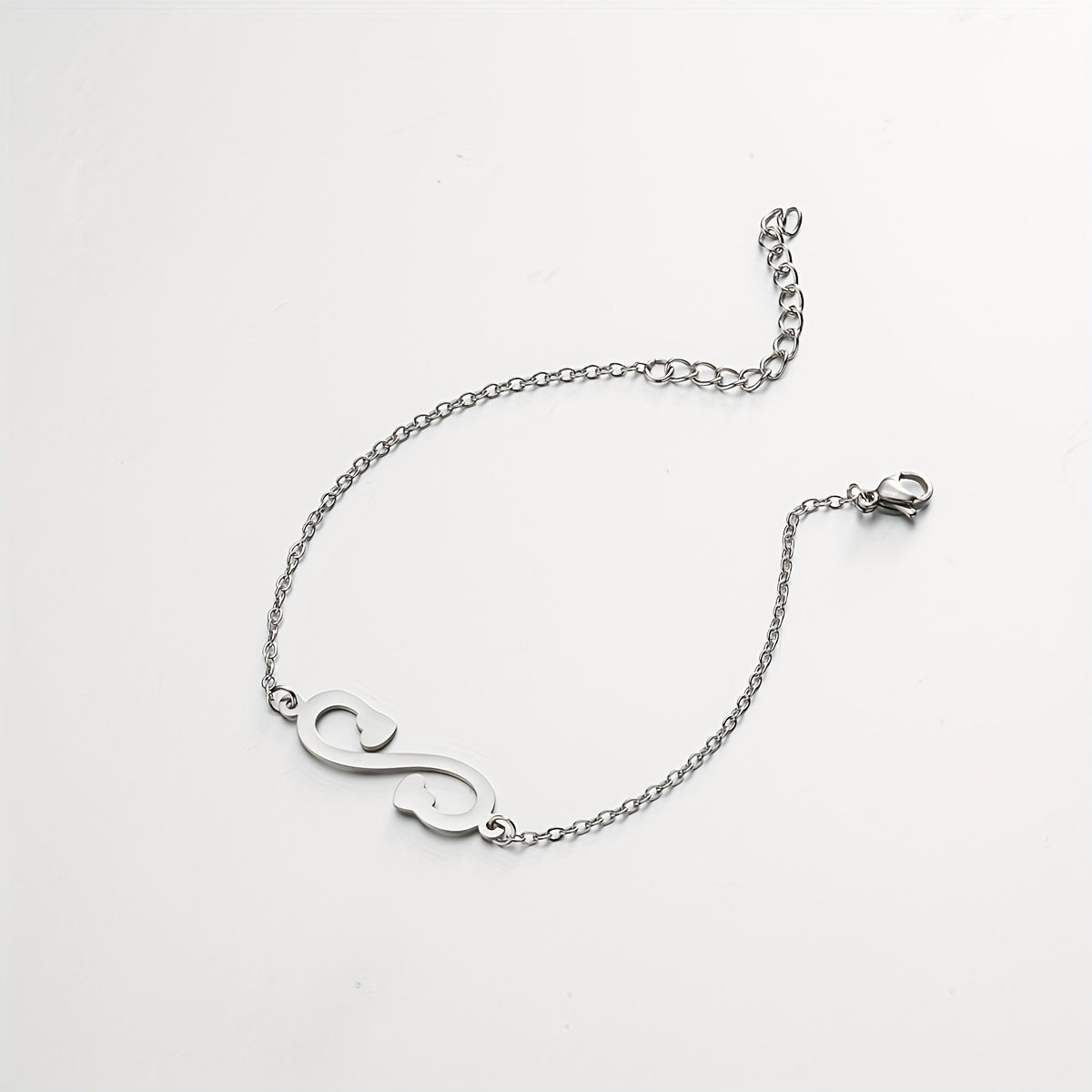 Men's Lightning Round Love Bracelet, Adjustable Charm
