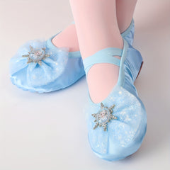 Soft Sole Princess Ballet Shoes for Girls - Dance Training and Performance