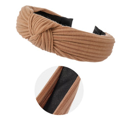 Twist Knotted Headband Solid Hair Hoop Cross Knot Women's Hair Accessories