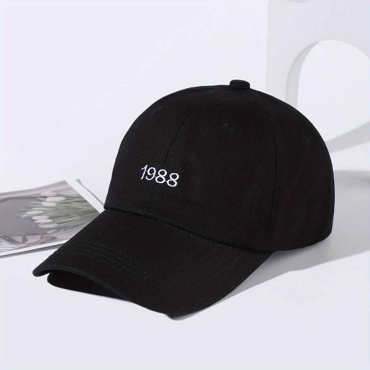 Men's 1988 Embroidery Sun Hat Baseball Cap Peaked Cap For Students