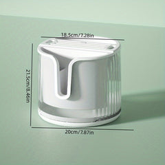 360 Degree Rotating Kitchen Storage Rack for Chopsticks and Spoons
