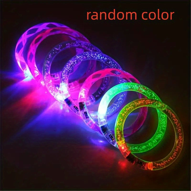 Acrylic Glitter Bracelet LED Light Up Toy