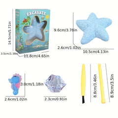 Science Archaeological Digging Starfish Marine Life Toy