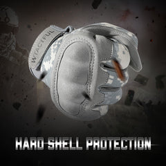 Hard Knuckles Motorcycle Gloves Full Finger Touch Screen Gloves For Men