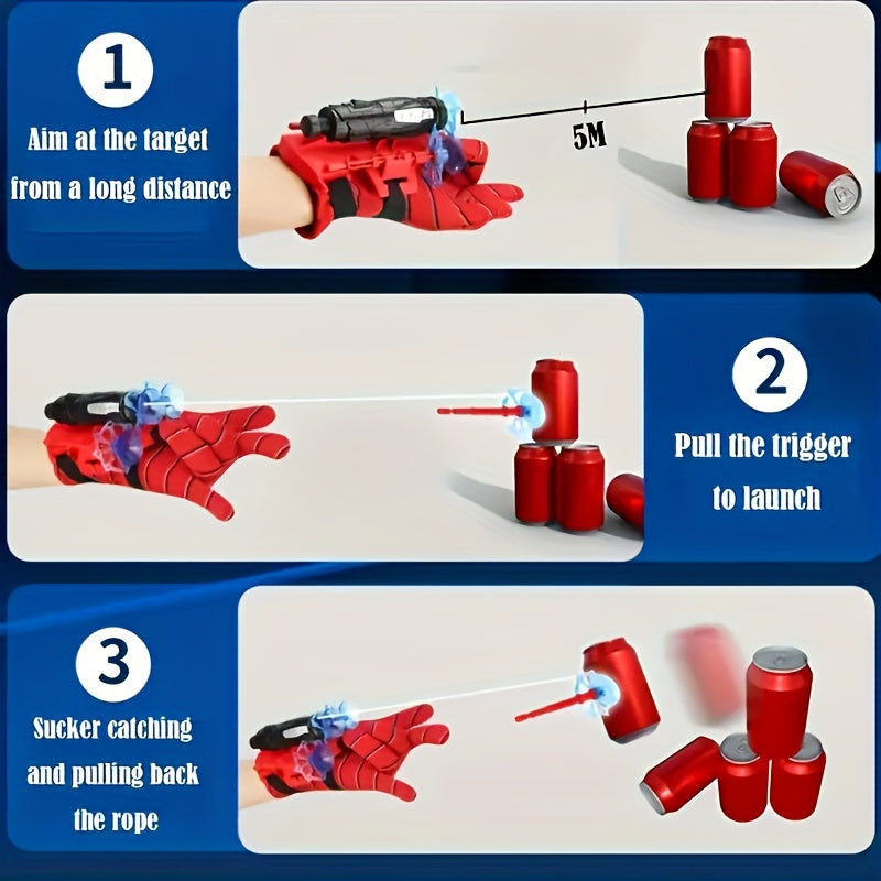 Red Spider Launcher Costume Accessory Kit for Parties and Outdoor Fun
