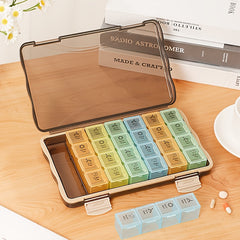 7-Day Pill Organizer 4 Times Daily Portable Case