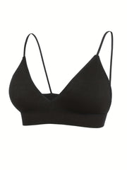 Triangle Cups Wireless Bra Comfy & Breathable Sports Bra