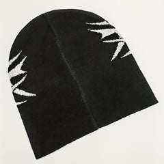 Anime Jacquard Luminous Beanie Soft Elastic Breathable Knit Hat