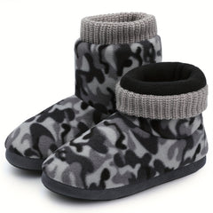 Women's Camo Faux Fur Lined Winter Snow Boots