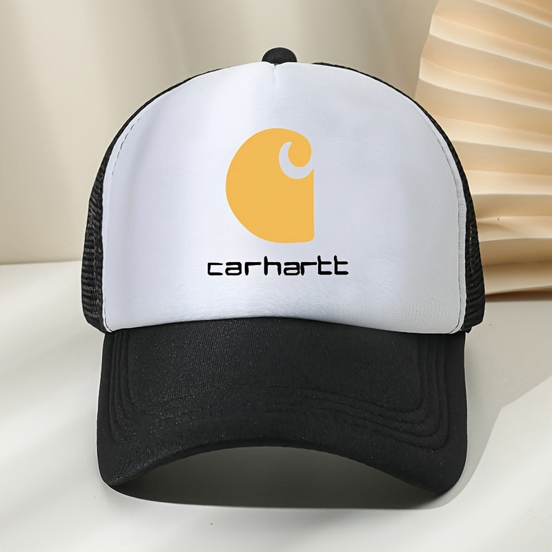 Unisex Mesh Sunshade Baseball Cap with Embroidery