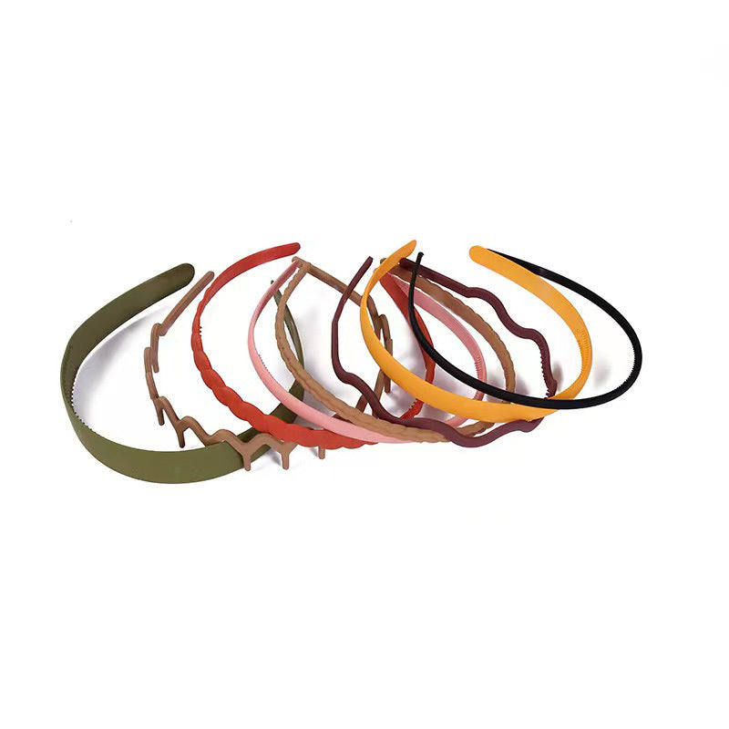 8pcs Candy Headband Non slip Hair Hoop Hair Accessories For Women Girls