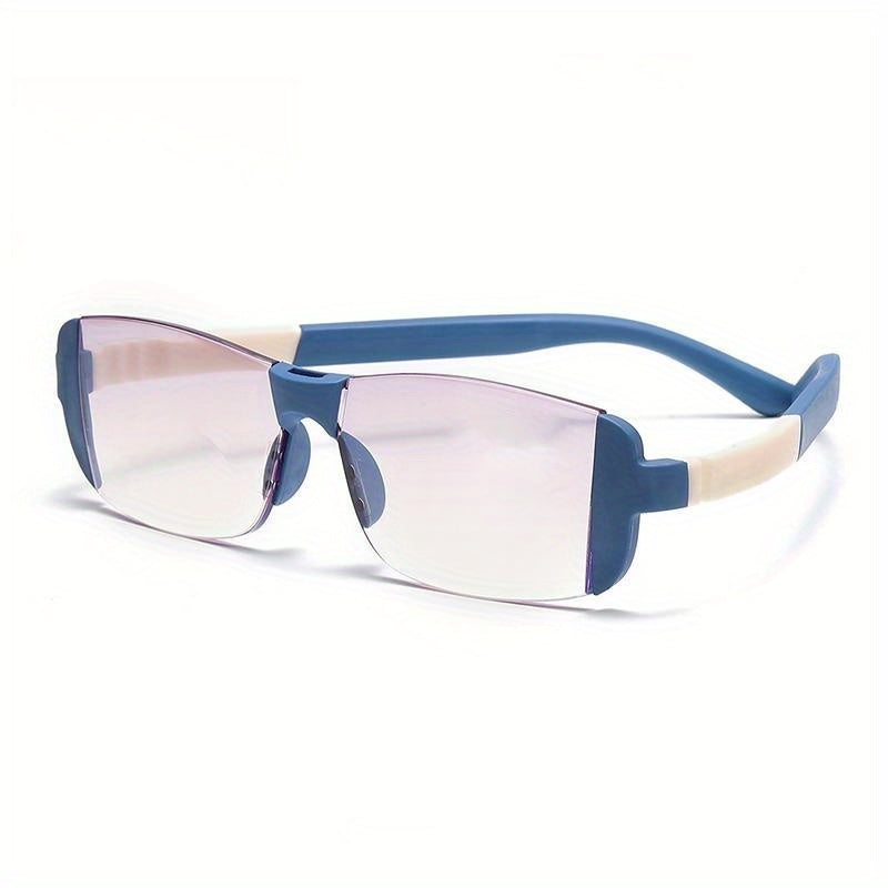 Dual Light Anti Drop Reading Glasses Plastic Frame Unisex
