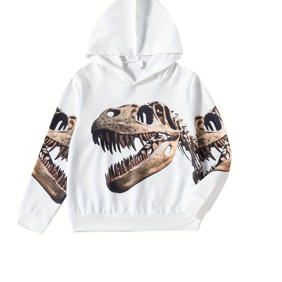 Kids 3D Dinosaur Graphic Hoodie Teens Long Sleeve Sweatshirt