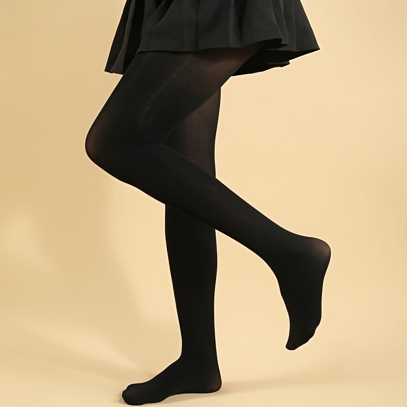 Opaque Footed Pantyhose High Waist Leggings Women's Stockings