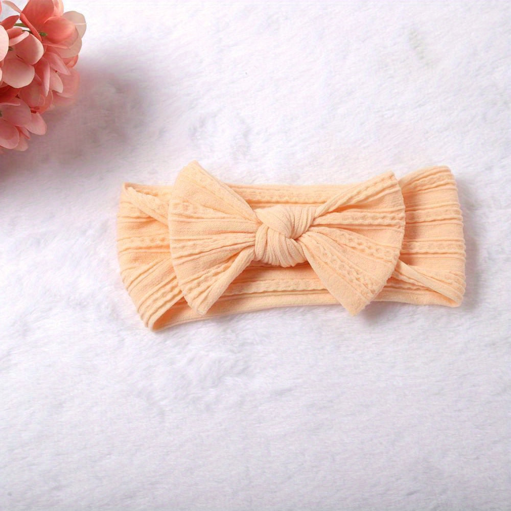 Cute Bowknot Wide Headband for Baby Girls