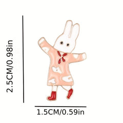 Bunny Brooch for Boys Backpack Hat Clothes