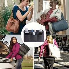 Solid Insert Bag Storage Lightweight Organizer
