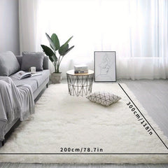 Ultra Soft Plush Rug Non Slip Fluffy Shaggy Rug Waterproof Throw Rugs