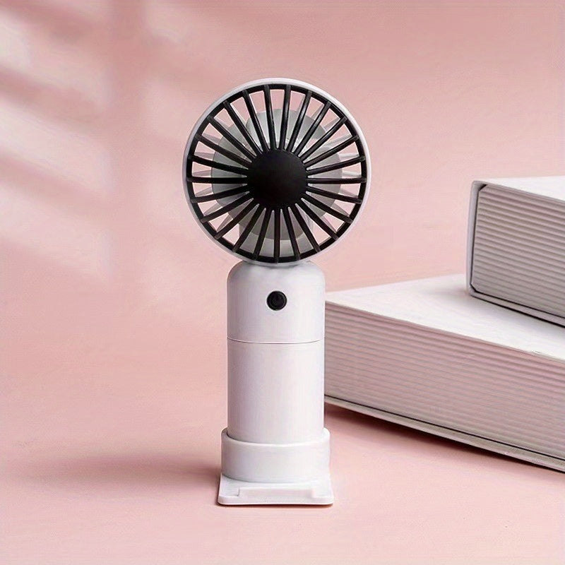 Mini Portable Fan Rechargeable Bladeless Fans Ultra quiet Personal Hand Fan