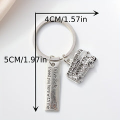 London Bus Keychain Metal Key Ring Purse Bag Car Charm Souvenir Gift
