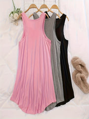 3 Pack Plus Size Basic Sleep Dress Set Women's Plus