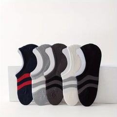 5 Pairs Low Cut Ankle Socks Soft Lightweight Women's Stockings