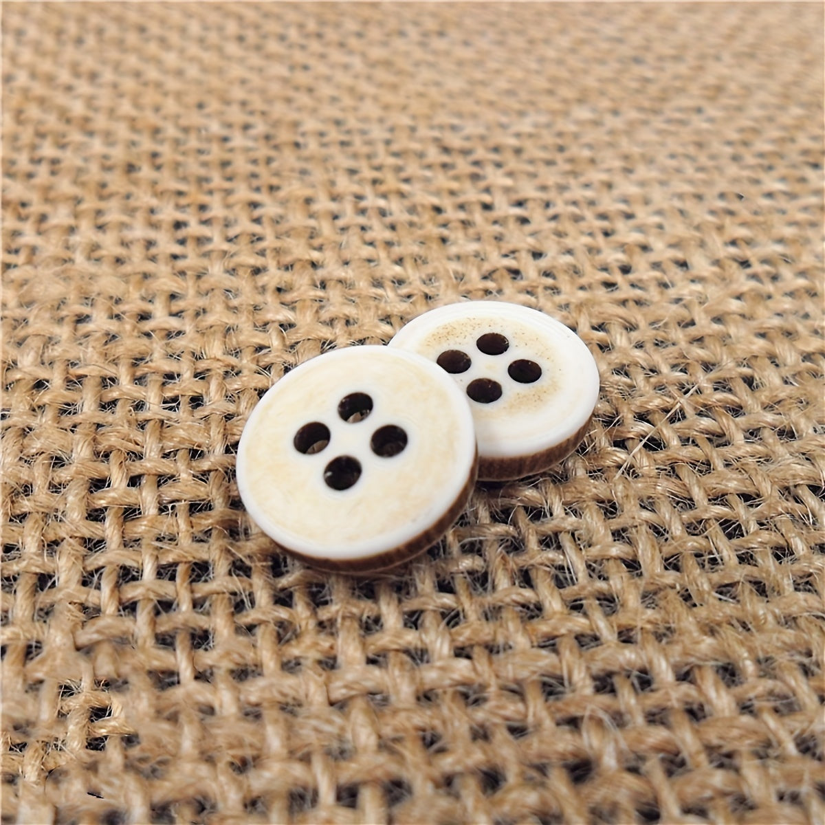 10PCS Resin Four eye Shirt Button 396