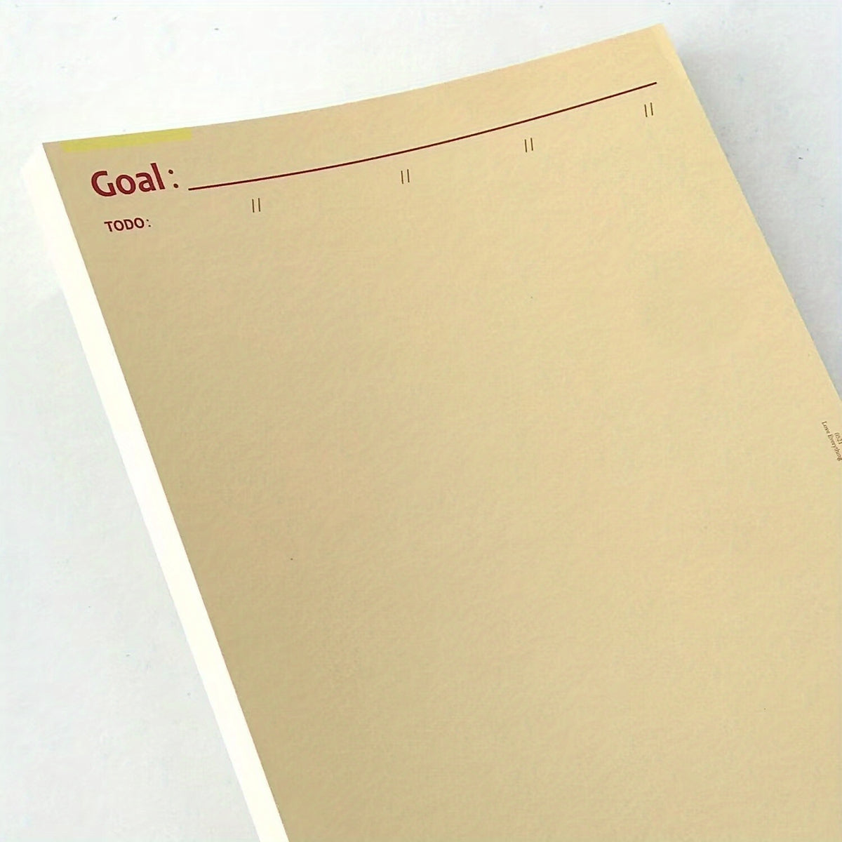 B5 Cheese Memo Pad 50 Sheets Student Planner Office Learning Supplies