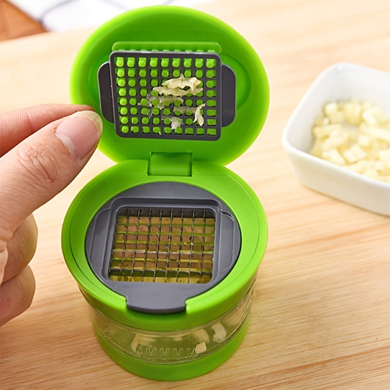 Garlic Press Kitchen Gadget - Multifunctional Garlic Peeler